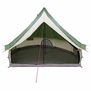 Tipi stan se střechou Zelená 400 x 346 x 250 cm taft - obrázek 4