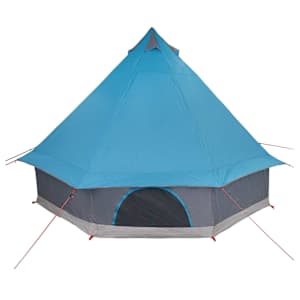 Tipi stan se střechou s úložištěm Modrá 400 x 346 x 250 cm taft - obrázek 6