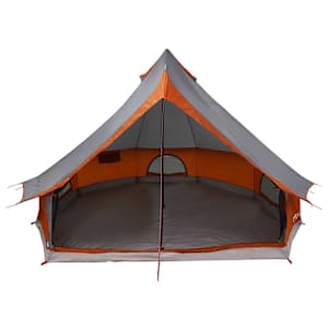 Tipi stan se střechou Šedá a oranžová 400 x 346 x 250 cm taft - obrázek 4