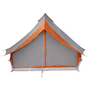 Tipi stan se střechou Šedá a oranžová 400 x 346 x 250 cm taft - obrázek 11