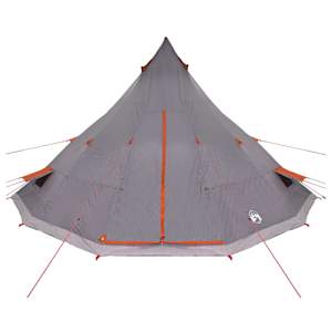 Tipi stan se střechou Šedá a oranžová 560 x 560 x 300 cm taft - obrázek 10
