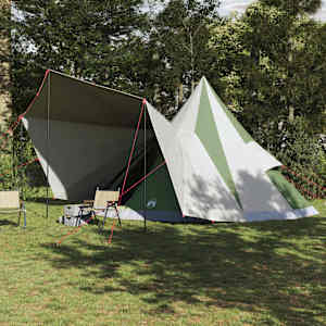 Tipi šotor s streho Zelena 510 x 690 x 330 cm tafeta