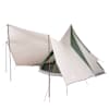 vidaXL Tipi telk katusega &otilde;huavaga Roheline 510 x 690 x 330 cm taft