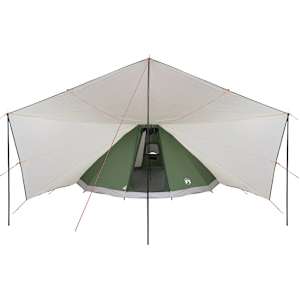 Tipi stan se střechou Zelená 510 x 690 x 330 cm taft - obrázek 4