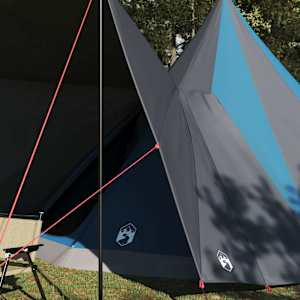 Tipi stan se střechou s úložištěm Modrá 510 x 690 x 330 cm taft - obrázek 3