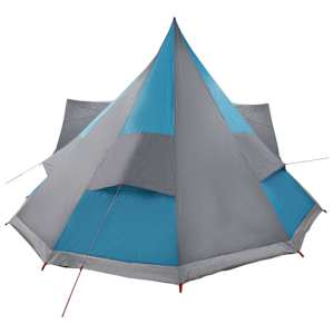 Tipi stan se střechou s úložištěm Modrá 510 x 690 x 330 cm taft - obrázek 6