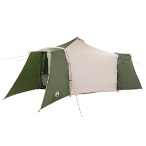 vidaXL Tipi telk 8-kohaline Roheline taft