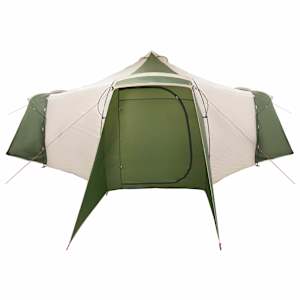 Tipi stan se střechou Zelená 492 x 492 x 275 cm taft - obrázek 6