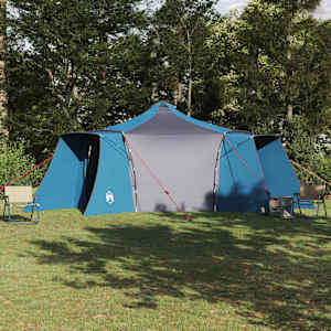 Tipi šotor s streho Modra 492 x 492 x 275 cm tafeta
