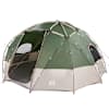 vidaXL Kupolitelgid katusega Roheline 475 x 475 x 235 cm taft