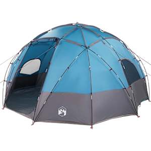 vidaXL Kupolitelgid katusega Sinine 475 x 475 x 235 cm taft
