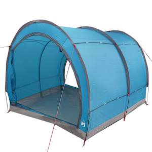vidaXL Rattahoidla telk katusega Sinine 256 x 222 x 182 cm taft