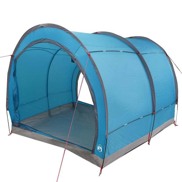 vidaXL Rattahoidla telk katusega Sinine 256 x 222 x 182 cm taft