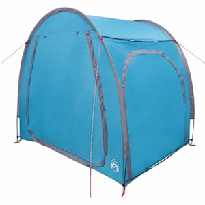 vidaXL Rattahoidla telk 210 x 156 x 180 cm Veekindel Sinine