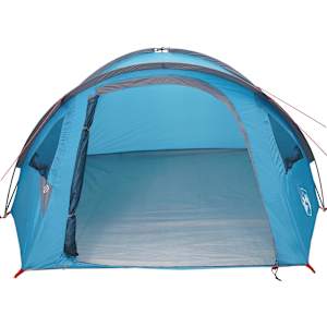 Kempingový stan 4 osoba 308 x 268 x 130 cm Modrá Polyester - obrázek 4
