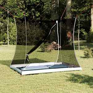 Notranji šotor Črna 208 x 140 x 175 cm Mreža