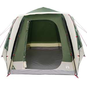 Kempingový stan Chata Zelená 420 x 420 x 227 cm Polyester - obrázek 4