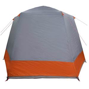 Kempingový stan Šedá a oranžová 420 x 420 x 227 cm Polyester - obrázek 6