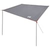 vidaXL Karavan Kattepanus 240 x 460 cm Veekindel Hall ja oranž taft
