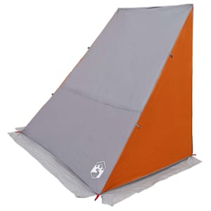 vidaXL Tagaluugitelk Hall ja oranž 140/190 x 150 x 185 cm taft