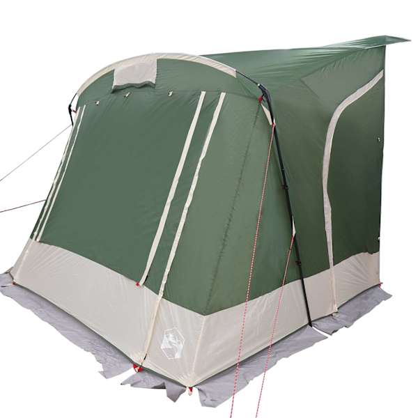 vidaXL Tagaluugitelk 285 x 255 x 245 cm Veekindel Roheline taft