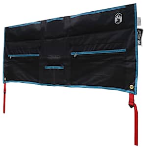 vidaXL Hoiustamise kott ladustamisega Must ja Sinine 98 x 47 cm oxford