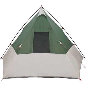Tipi stan se střechou Zelená 383 x 338 x 217 cm taft - obrázek 6