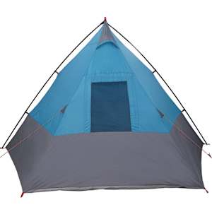 Tipi stan se střechou s úložištěm Modrá 383 x 338 x 217 cm taft - obrázek 6