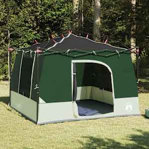 Notranji šotor s streho Zelena 290 x 288 x 234 cm tafeta