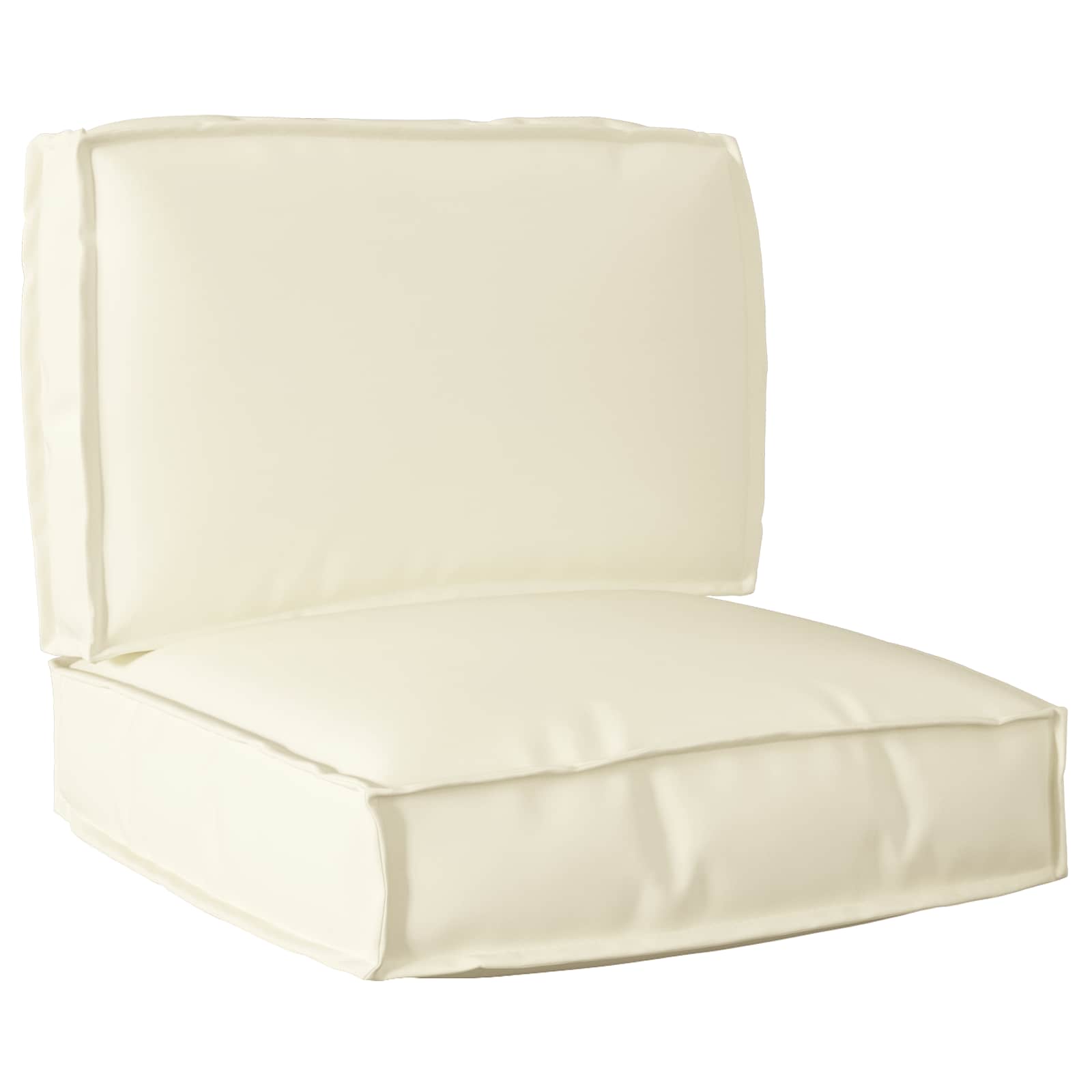 vidaXL Set de perne pentru palet 2 pcs Crem Material Oxford