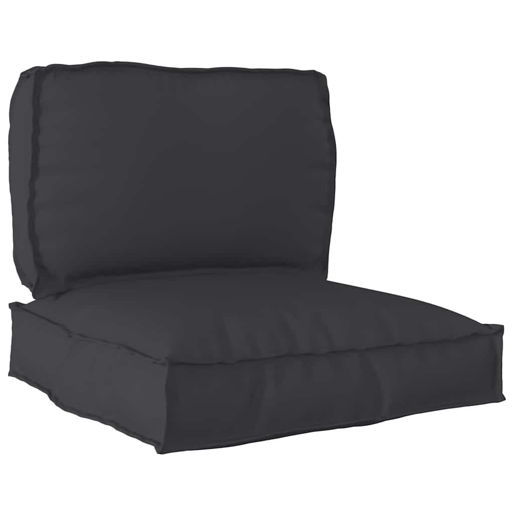 vidaXL Set de perne pentru palet 2 pcs Negru Material Oxford
