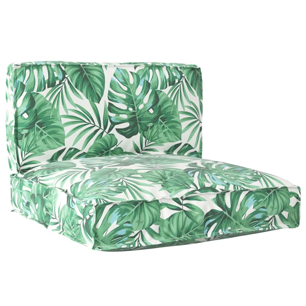 Pallet Pude Sæt Sæt af 2 Bladbillede Polyester Standard