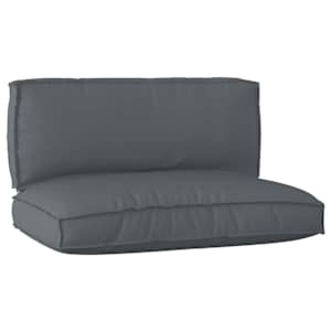 vidaXL Pallet padjakomplekt Oxfordi kangas Antratsiit 120 x 80 x 52 cm