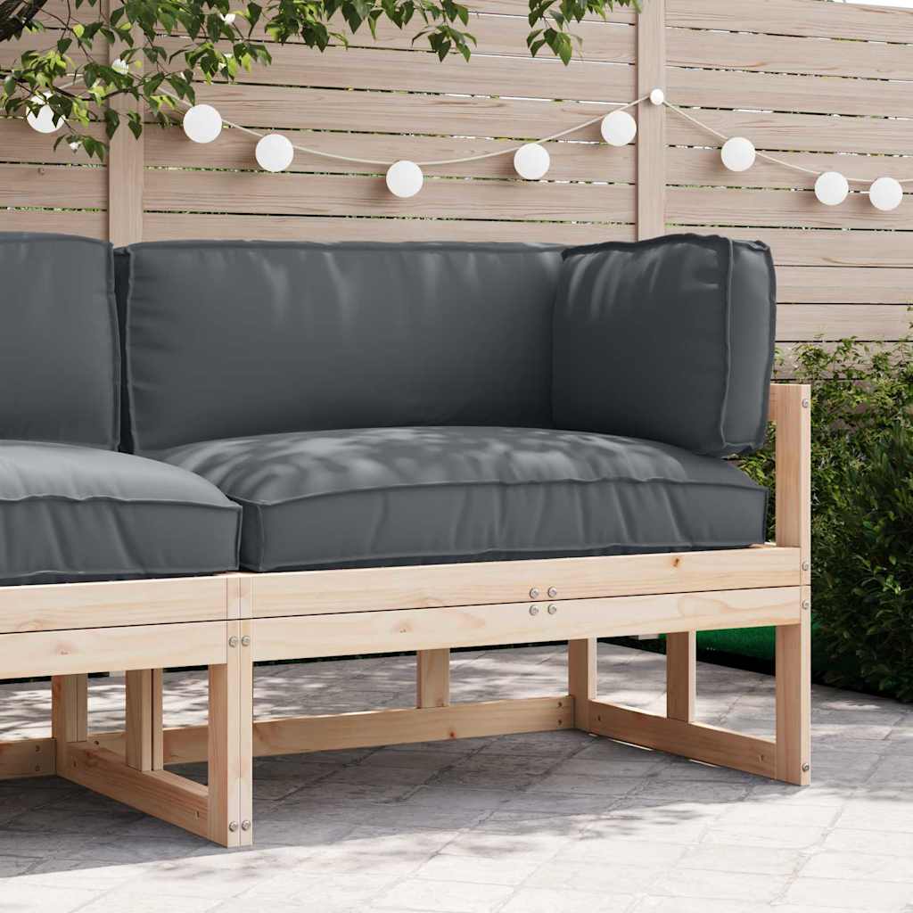 Thumbnail - vidaXL Pallet Kissen Set 3 pcs Anthrazit Oxford-Stoff