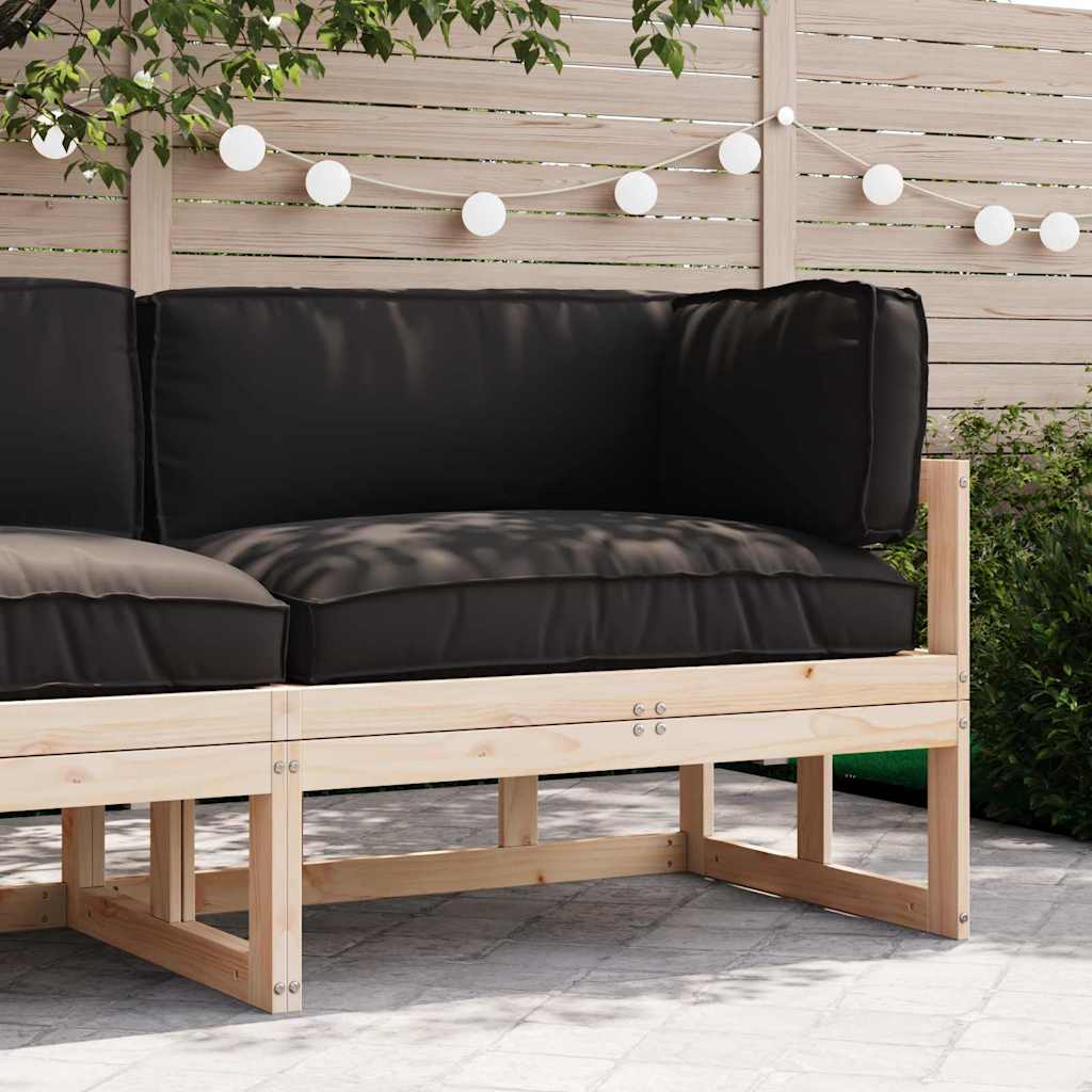 Pallet Kussen Set 3 pcs Zwart Oxford Stof image 3