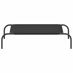 vyvýšený pelíšek pro psy vidaXL černý 90x50x20 cm Oxford Fabric a ocel - obrázek 4