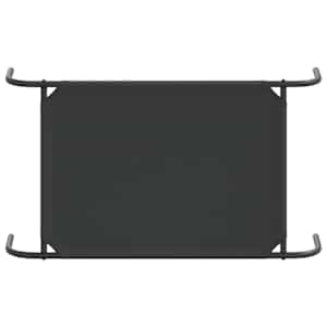 vyvýšený pelíšek pro psy vidaXL černý 90x50x20 cm Oxford Fabric a ocel - obrázek 6