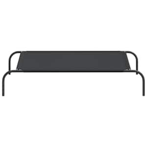 vyvýšený pelíšek pro psy vidaXL černý 110x65x20cm Oxford Fabric a ocel - obrázek 4