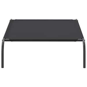 vyvýšený pelíšek pro psy vidaXL černý 110x65x20cm Oxford Fabric a ocel - obrázek 5