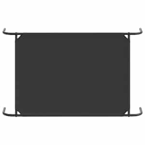 vyvýšený pelíšek pro psy vidaXL černý 110x65x20cm Oxford Fabric a ocel - obrázek 6