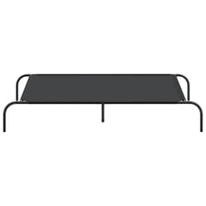 vyvýšený pelíšek pro psy vidaXL černý 130x80x20cm Oxford Fabric a ocel - obrázek 4