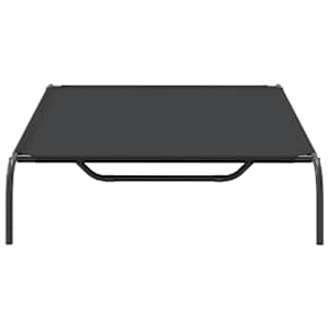 vyvýšený pelíšek pro psy vidaXL černý 130x80x20cm Oxford Fabric a ocel - obrázek 5