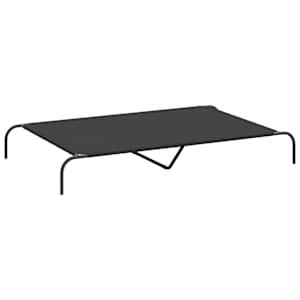 vyvýšený pelíšek pro psy vidaXL černý 150x90x20cm Oxford Fabric a ocel - obrázek 2