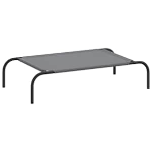 vyvýšený pelíšek pro psy šedý 90x50x20 cm Oxford Fabric a ocel - obrázek 2