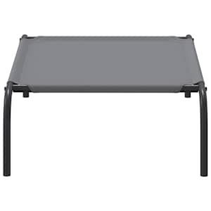vyvýšený pelíšek pro psy šedý 90x50x20 cm Oxford Fabric a ocel - obrázek 5