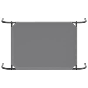 vyvýšený pelíšek pro psy šedý 90x50x20 cm Oxford Fabric a ocel - obrázek 6