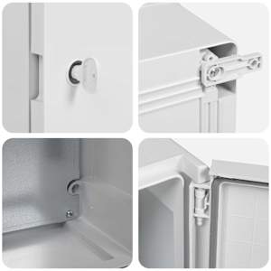 Ovládací skříň Šedá 25 x 13 x 24 cm ABS plast - obrázek 8