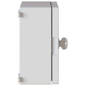 Ovládací skříň Šedá 25 x 13 x 24 cm ABS plast - obrázek 6