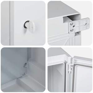 Ovládací skříň Šedá 37 x 16,5 x 35 cm ABS plast - obrázek 8