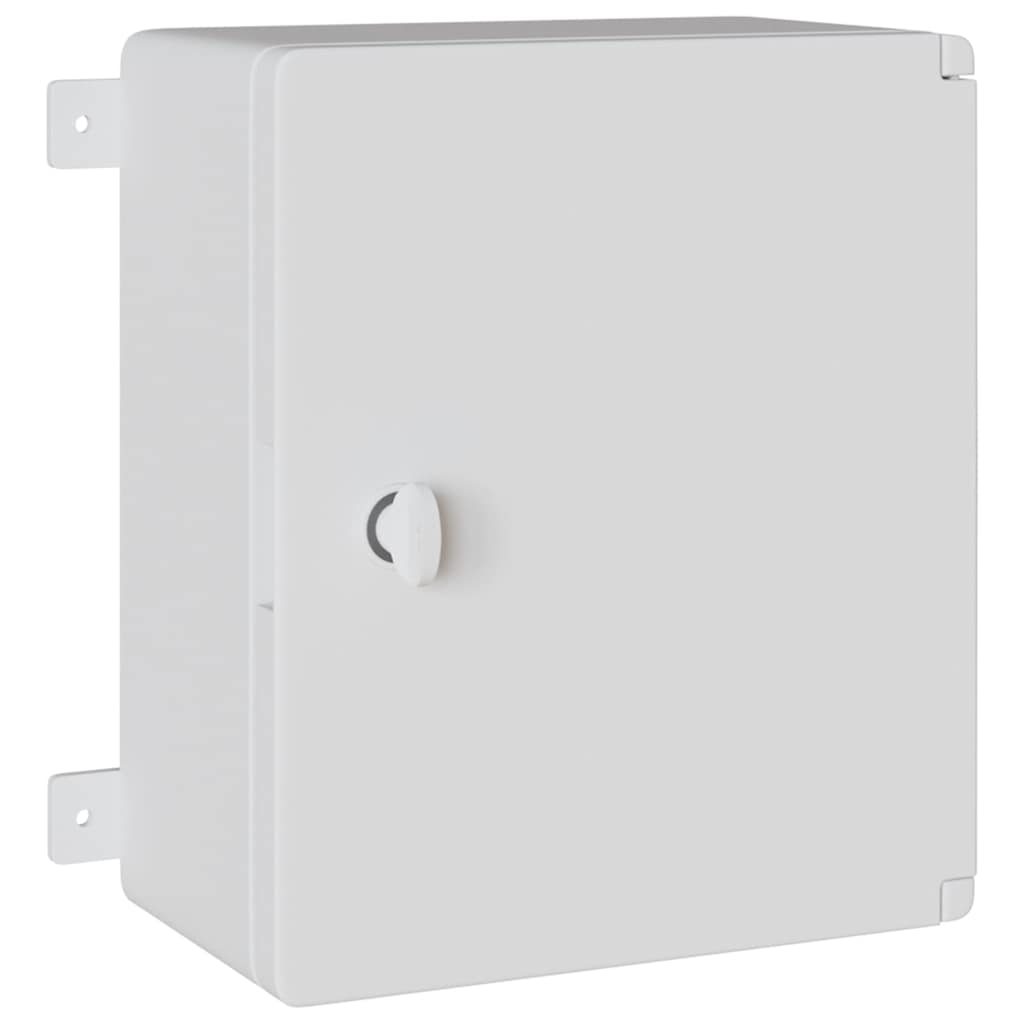 vidaXL Ovládací kabinet Sivá 30 x 16,5 x 35 cm ABS plast